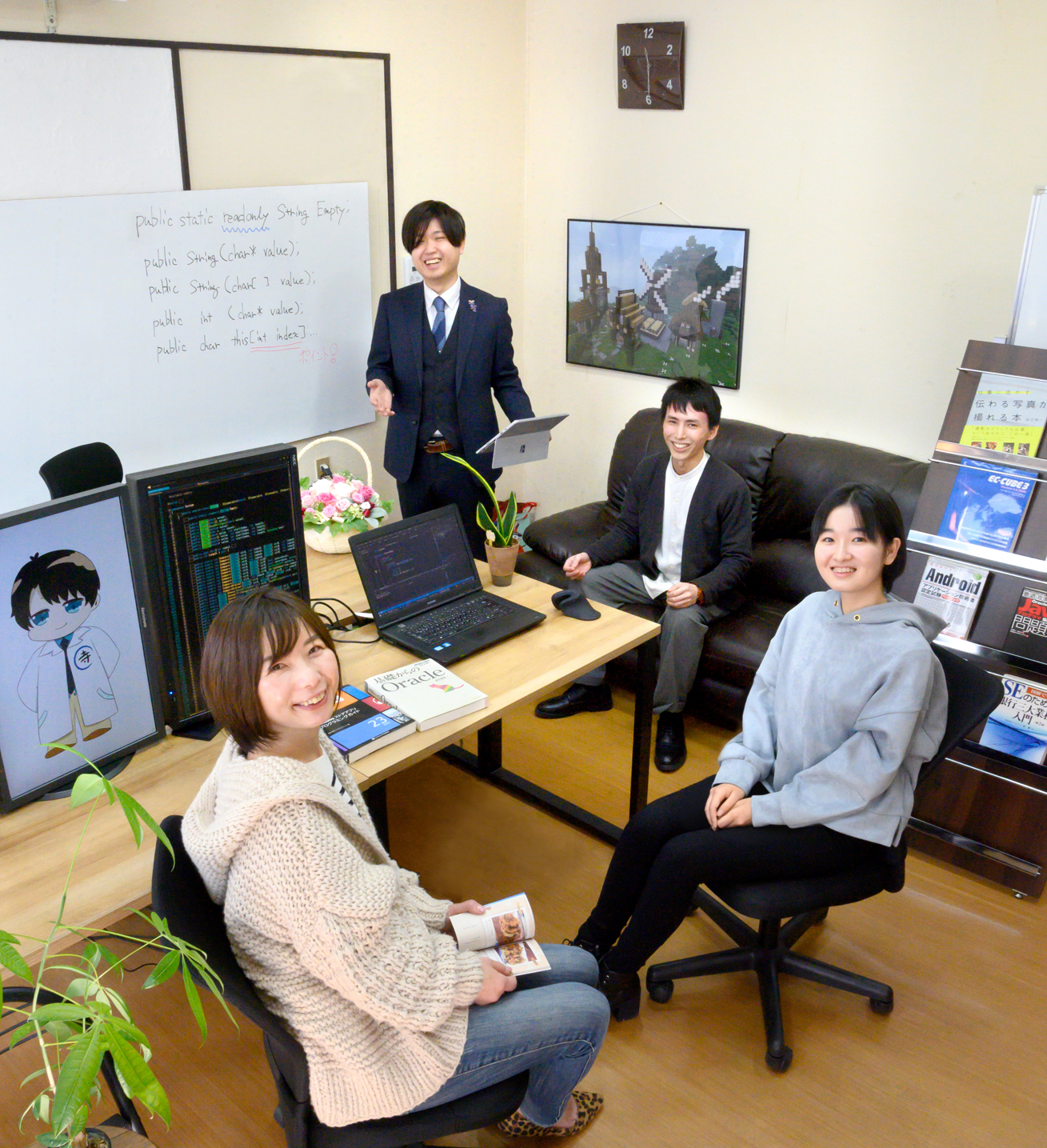 寺川塾の先生と生徒さんの画像